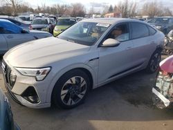 Salvage cars for sale at Woodburn, OR auction: 2022 Audi E-TRON Sportback Premium