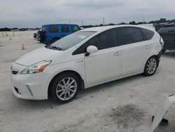 Salvage cars for sale at Arcadia, FL auction: 2014 Toyota Prius V