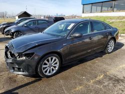 Salvage cars for sale from Copart Woodhaven, MI: 2013 Audi A6 Premium Plus