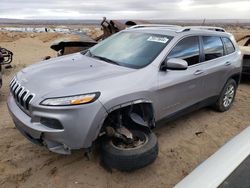 Salvage cars for sale at Albuquerque, NM auction: 2017 Jeep Cherokee Latitude