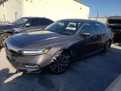 Salvage cars for sale from Copart Haslet, TX: 2019 Honda Accord Touring Hybrid