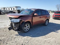Salvage cars for sale at Kansas City, KS auction: 2014 Mitsubishi Outlander SE
