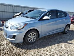 Salvage cars for sale at Kansas City, KS auction: 2014 Hyundai Accent GLS