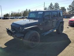 Jeep Wrangler salvage cars for sale: 2017 Jeep Wrangler Unlimited Sport