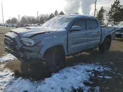 Salvage cars for sale from Copart Denver, CO: 2019 Toyota Tacoma Double Cab