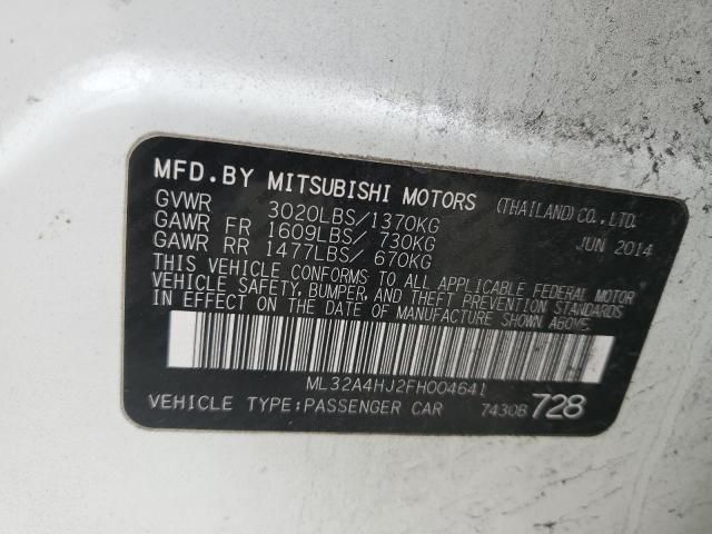 2015 Mitsubishi Mirage ES