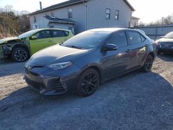 Salvage cars for sale at York Haven, PA auction: 2017 Toyota Corolla L