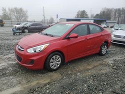 Salvage cars for sale at Mebane, NC auction: 2017 Hyundai Accent SE