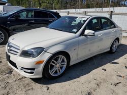 Mercedes-Benz C-Class salvage cars for sale: 2012 Mercedes-Benz C 250