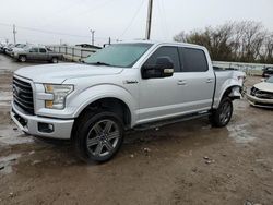 Salvage cars for sale from Copart Oklahoma City, OK: 2015 Ford F150 Supercrew