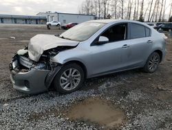 Salvage cars for sale from Copart Arlington, WA: 2013 Mazda 3 I