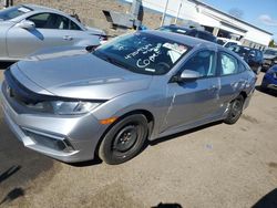 Salvage cars for sale from Copart New Britain, CT: 2019 Honda Civic LX