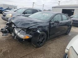 Salvage cars for sale at Chicago Heights, IL auction: 2019 Ford Fusion SE