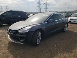 Salvage cars for sale from Copart Elgin, IL: 2019 Tesla Model 3