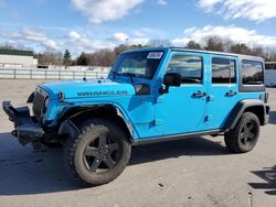 Salvage cars for sale at Assonet, MA auction: 2017 Jeep Wrangler Unlimited Sport