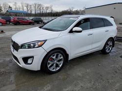 Salvage cars for sale at Spartanburg, SC auction: 2018 KIA Sorento SX