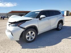 Salvage cars for sale from Copart Andrews, TX: 2022 Toyota Highlander L