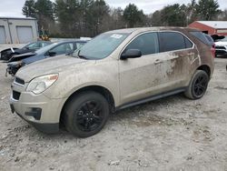 Salvage cars for sale from Copart Mendon, MA: 2012 Chevrolet Equinox LS