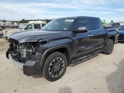 Toyota Tundra salvage cars for sale: 2022 Toyota Tundra Crewmax Limited