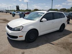 Salvage cars for sale from Copart Miami, FL: 2012 Volkswagen Jetta S