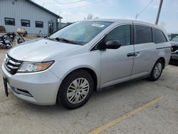 Salvage cars for sale from Copart Pekin, IL: 2014 Honda Odyssey LX