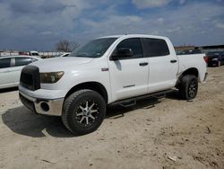 Salvage cars for sale from Copart Haslet, TX: 2010 Toyota Tundra Crewmax SR5