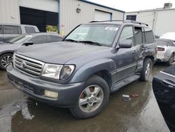 Salvage cars for sale at Vallejo, CA auction: 2004 Toyota Land Cruiser
