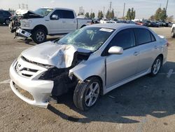 Salvage cars for sale from Copart Rancho Cucamonga, CA: 2012 Toyota Corolla Base