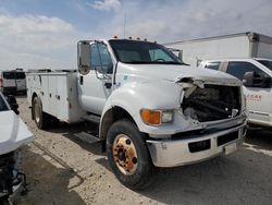 Salvage trucks for sale at Haslet, TX auction: 2009 Ford F750 Super Duty