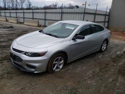 Chevrolet Malibu salvage cars for sale: 2016 Chevrolet Malibu LS