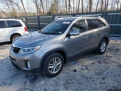 Salvage cars for sale from Copart Candia, NH: 2015 KIA Sorento LX