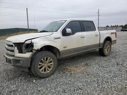 Salvage cars for sale from Copart Tifton, GA: 2017 Ford F150 Supercrew