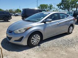 Salvage cars for sale at Riverview, FL auction: 2016 Hyundai Elantra SE