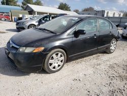 Honda salvage cars for sale: 2008 Honda Civic LX