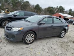 Vehiculos salvage en venta de Copart Mendon, MA: 2012 Toyota Corolla Base