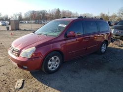 Salvage cars for sale from Copart Chalfont, PA: 2007 KIA Sedona EX