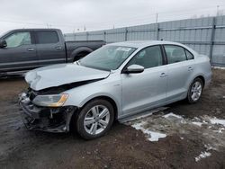 Salvage cars for sale from Copart Greenwood, NE: 2014 Volkswagen Jetta Hybrid