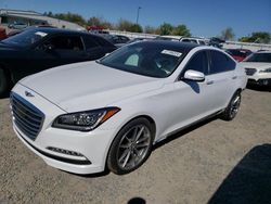 Salvage cars for sale from Copart Sacramento, CA: 2017 Genesis G80 Ultimate