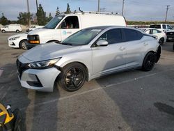 Salvage cars for sale at Rancho Cucamonga, CA auction: 2022 Nissan Sentra SV