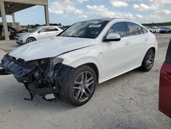 Salvage cars for sale at West Palm Beach, FL auction: 2024 Mercedes-Benz GLE Coupe AMG 53 4matic