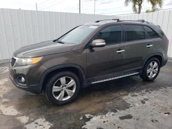 Salvage cars for sale from Copart Riverview, FL: 2012 KIA Sorento EX