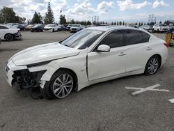 Salvage cars for sale from Copart Rancho Cucamonga, CA: 2017 Infiniti Q50 Base