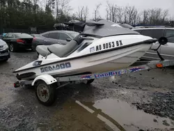 Salvage boats for sale at Waldorf, MD auction: 2006 Seadoo Jetski