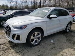 Salvage cars for sale from Copart Waldorf, MD: 2022 Audi Q5 Premium Plus 45