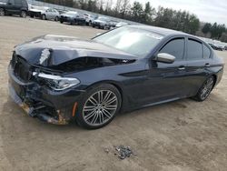 Salvage cars for sale at Finksburg, MD auction: 2018 BMW M550XI