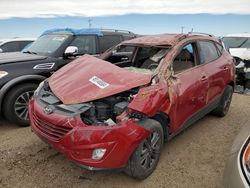 Salvage cars for sale at Amarillo, TX auction: 2014 Hyundai Tucson GLS
