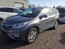 Salvage cars for sale from Copart Woodburn, OR: 2016 Honda CR-V EX