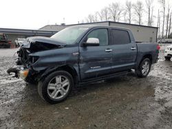 Salvage cars for sale from Copart Arlington, WA: 2008 Toyota Tundra Crewmax Limited