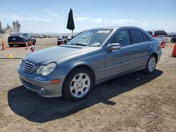 Salvage cars for sale from Copart San Diego, CA: 2005 Mercedes-Benz C 240