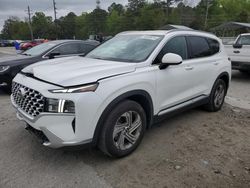Salvage cars for sale at Savannah, GA auction: 2022 Hyundai Santa FE SEL